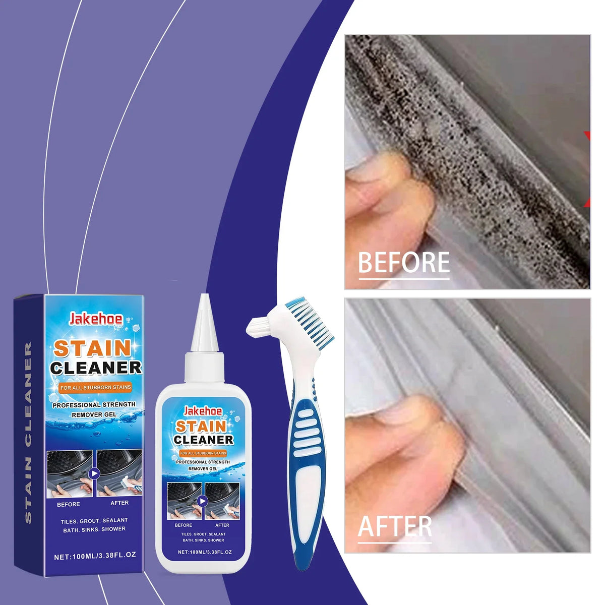 Mildew Stain Remover Gel