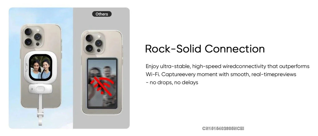 RC Magnetic Selfie iPhone Monitor Screen