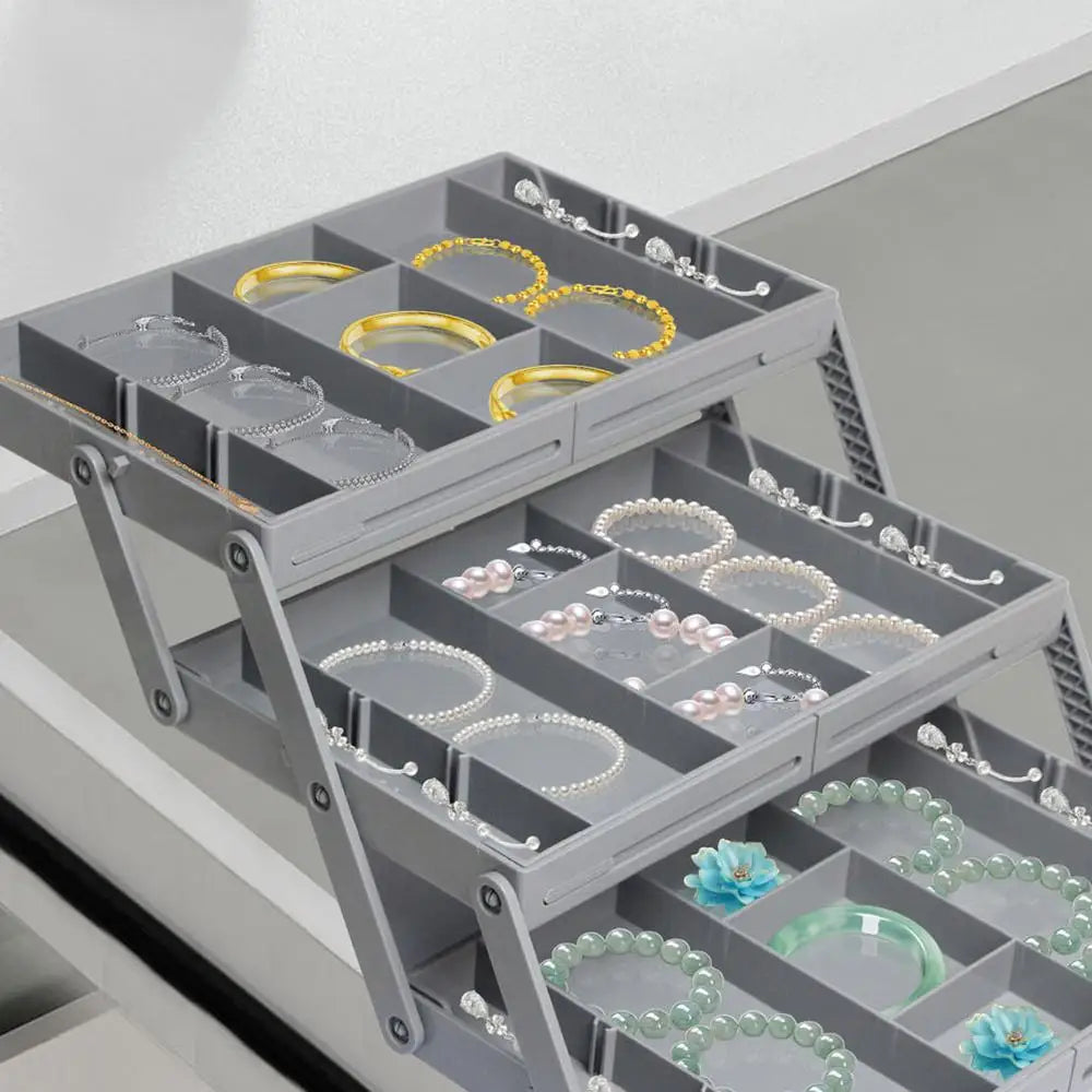 Multi Level Collapsible Organizer Drawer