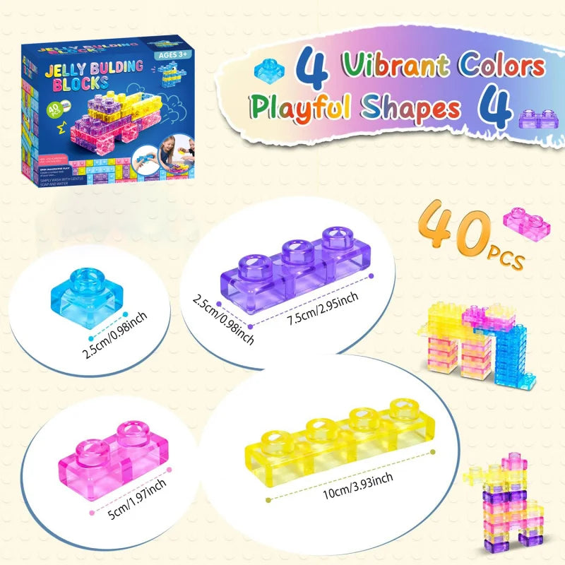 Soft Jelly Building Blocks