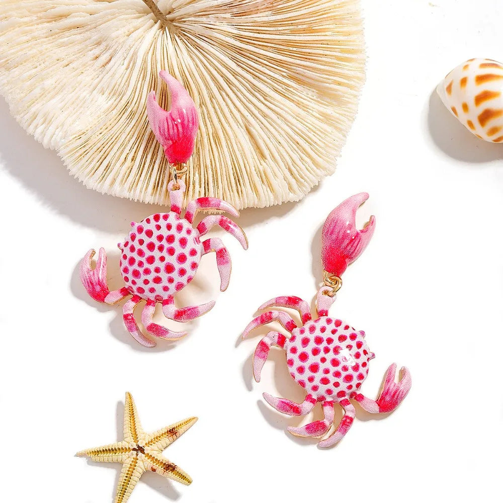 Pinch Me Crab Stud Earrings