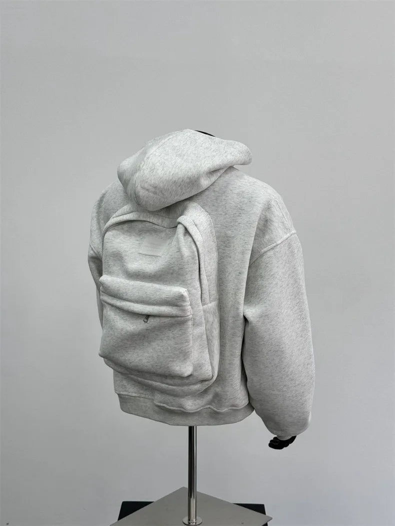 Backpack Style Hoodie