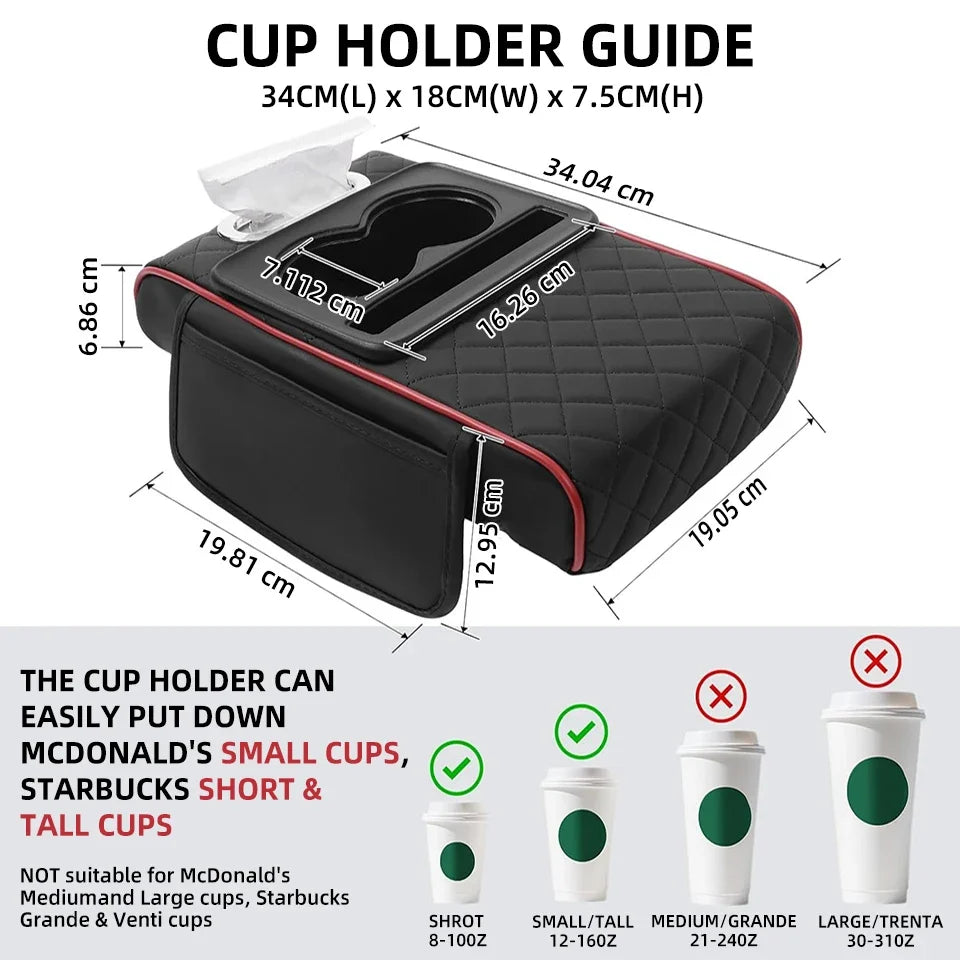 Multifunctional Car Armrest Organizer