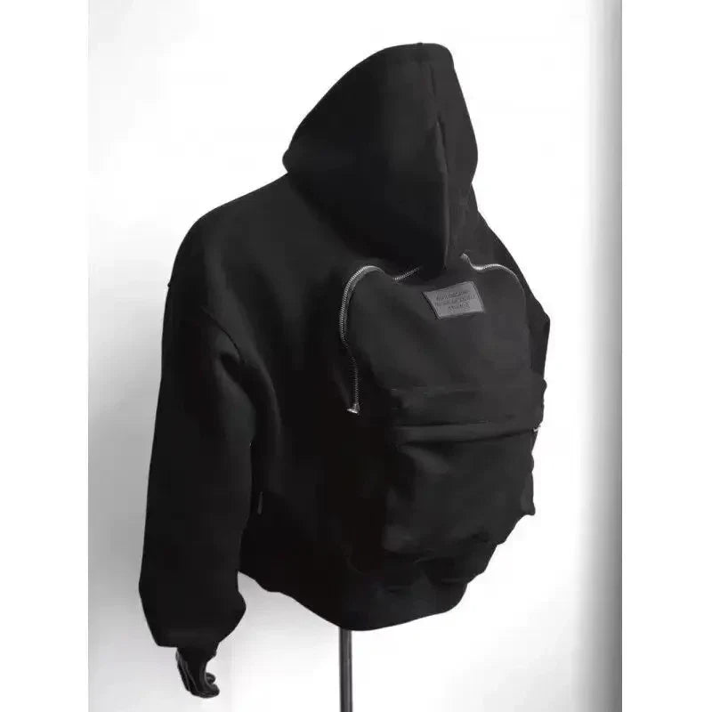 Backpack Style Hoodie