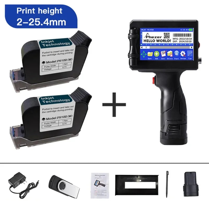 Handheld Inkjet Label Printer