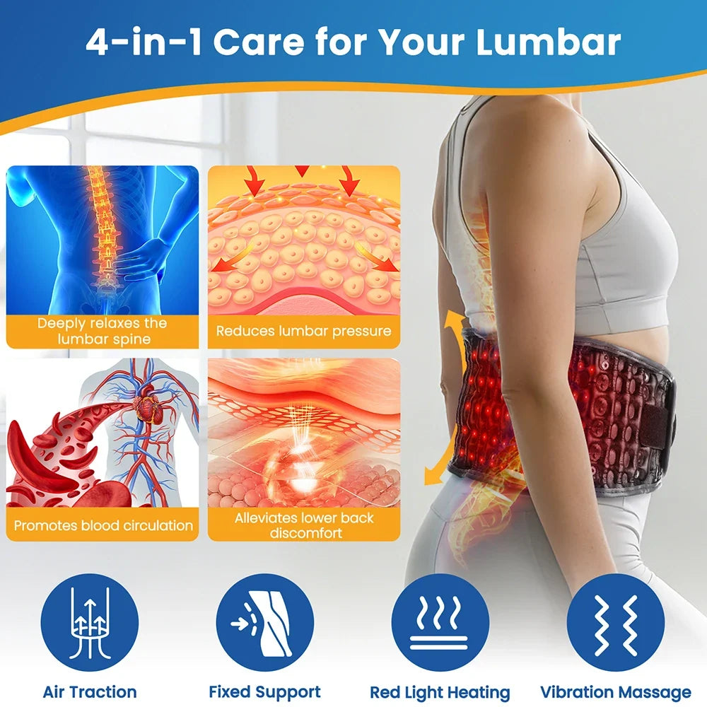 Inflatable Lumbar Pain Relief Belt