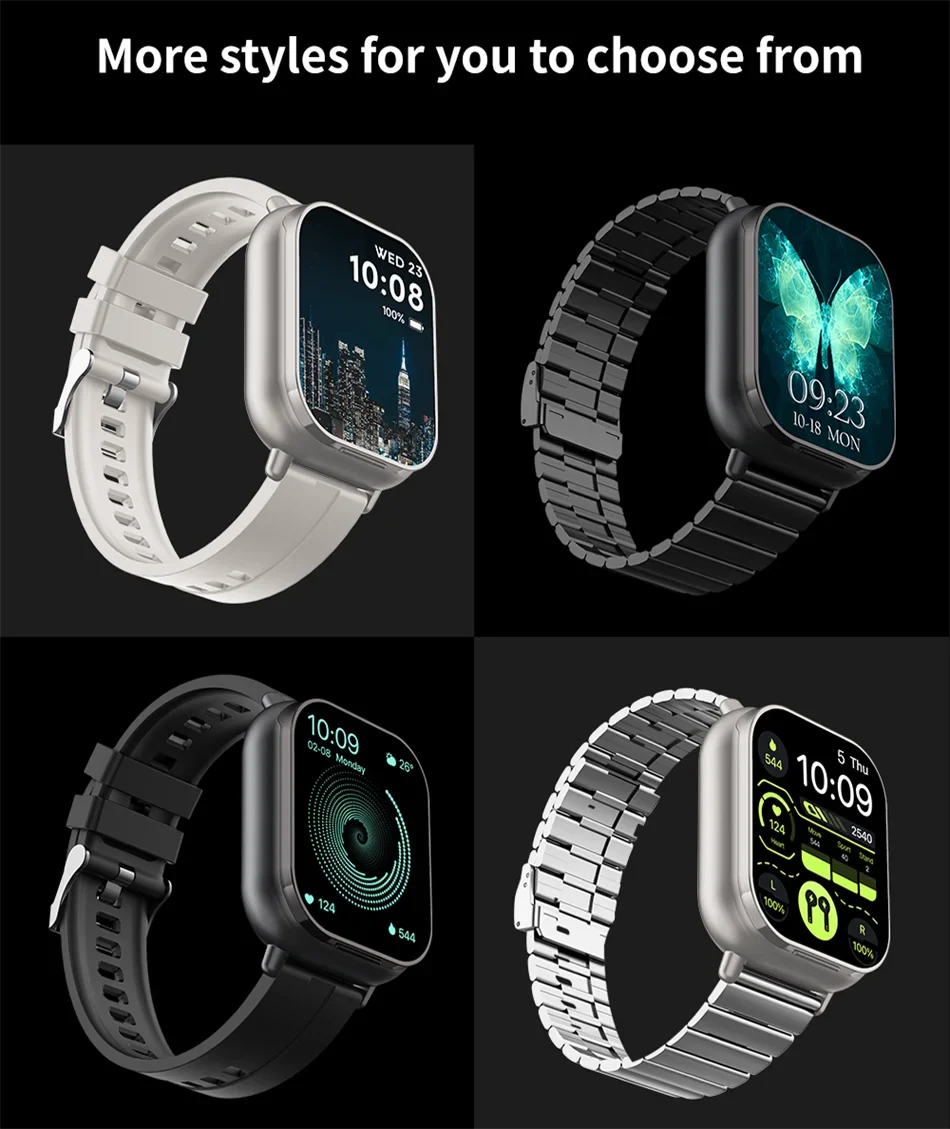 2 in 1 Smartwatch With Earbuds