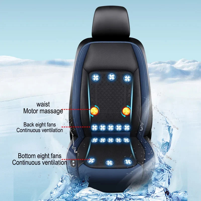 2 in 1 Car Chill & Massage seat cover