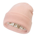 Winter Hat For Women Silk Satin Lined