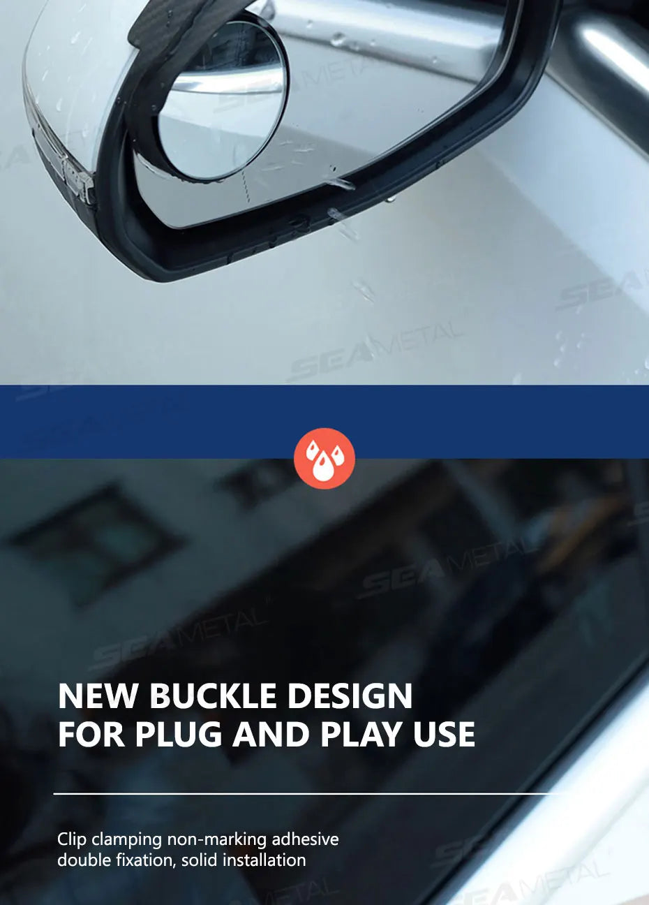 Wide View Car Mirror