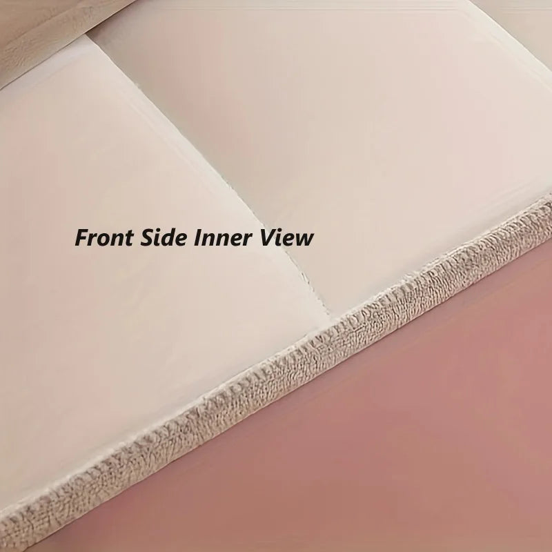 Plush Quilted Bed Headboard Protector