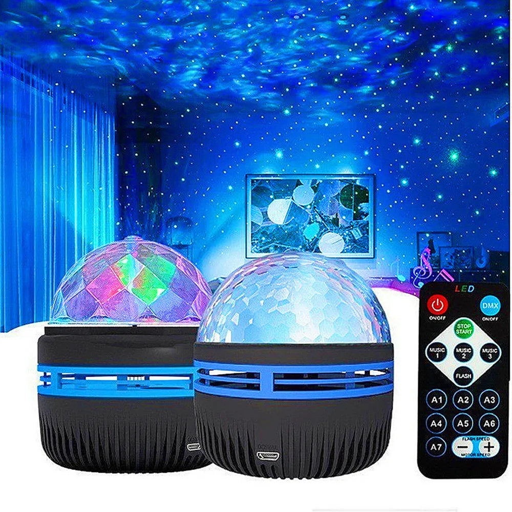 360° Rotating USB Galaxy Projector