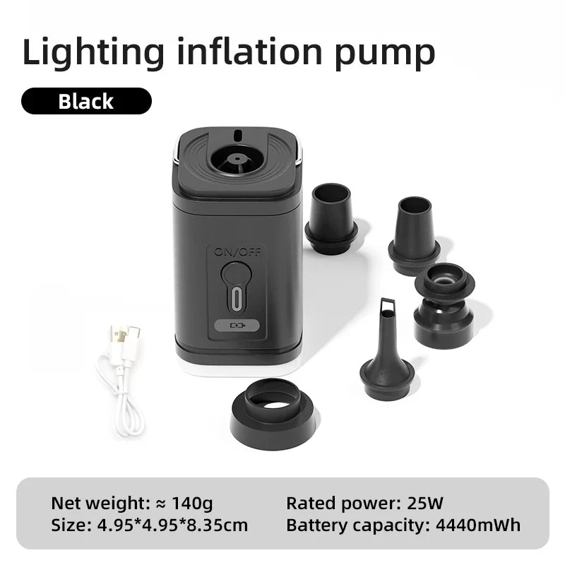 3 in 1 Electric Mini Wireless Air Compressor