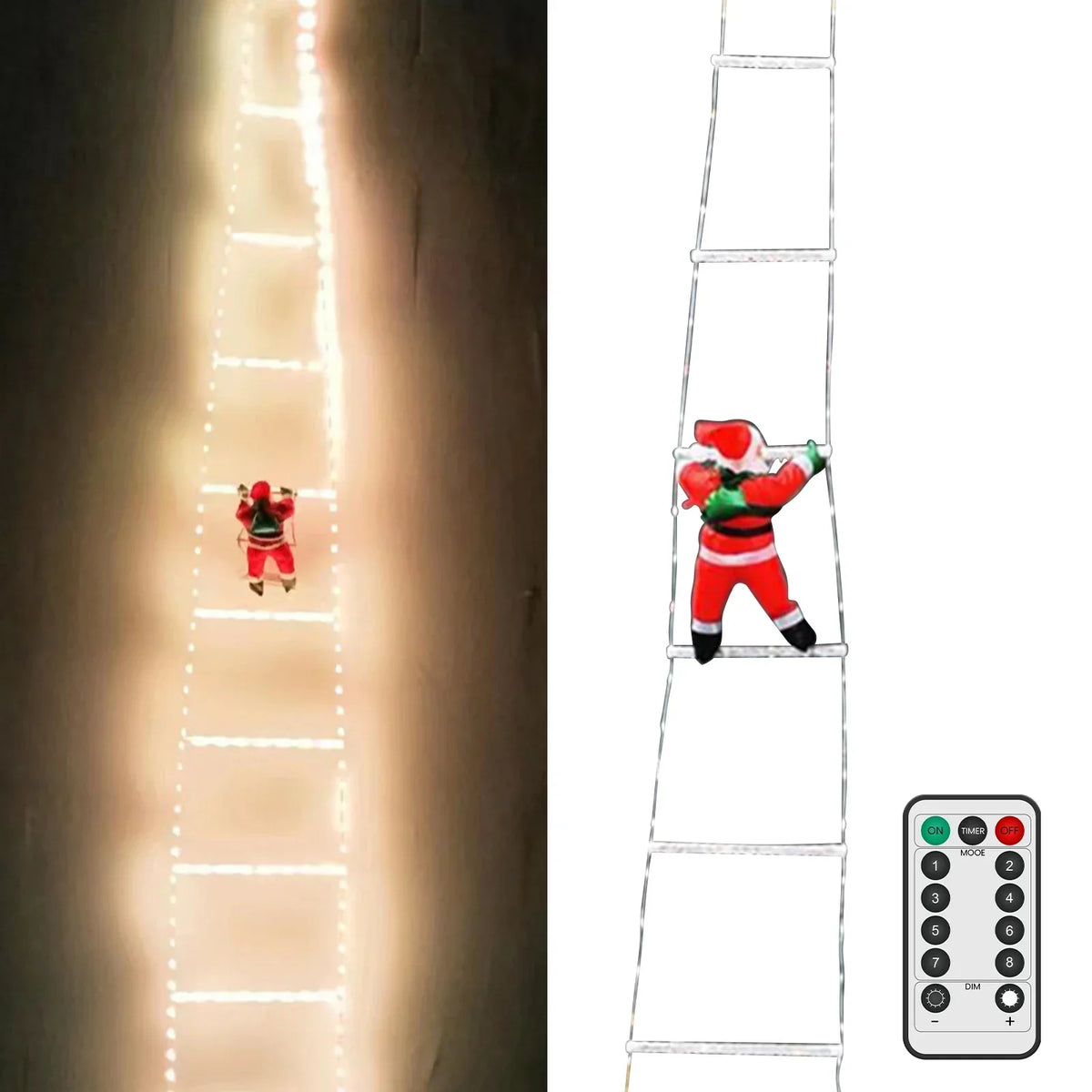 Yeouu | LuxeKlim | Premium Santa Ladder Decor