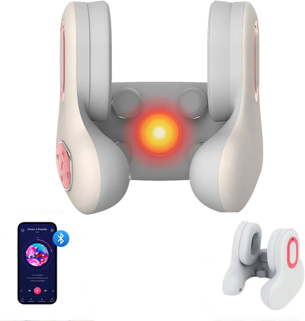 3 in 1 Headset with Neck Massager Pillow