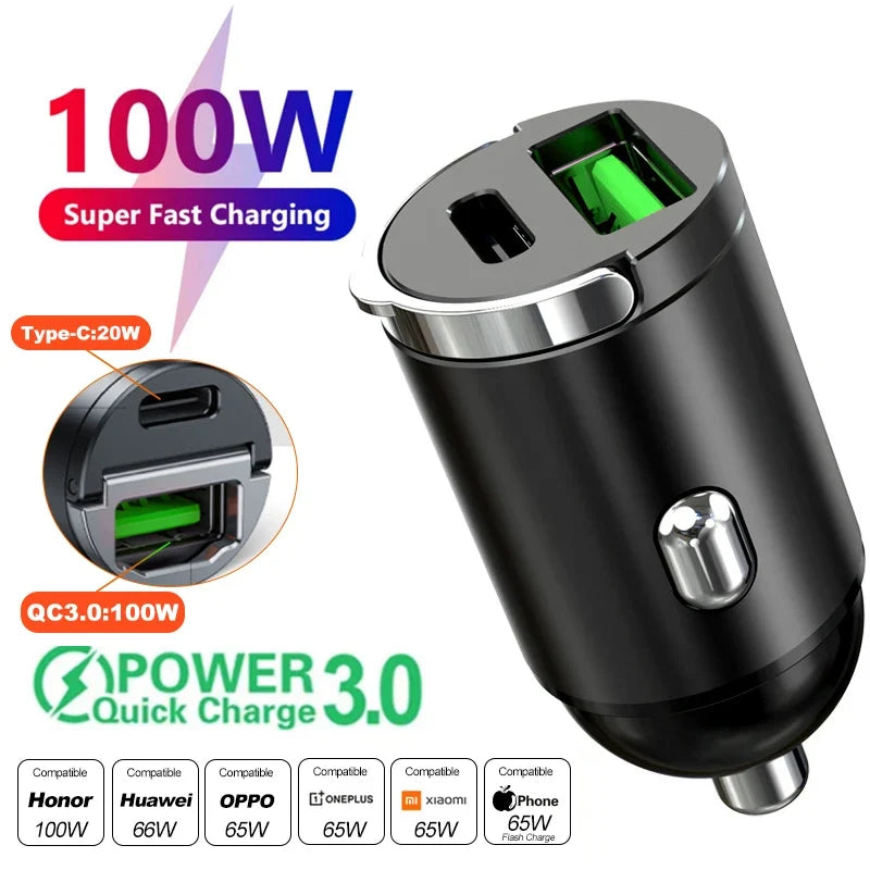 USB Car Type C Charger
