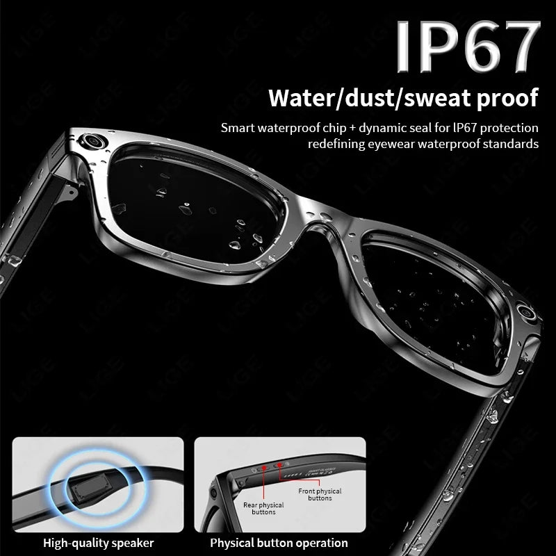 Smart Bluetooth Camera Glasses