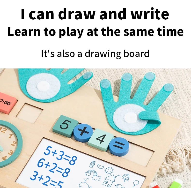 Montessori Time & Math Learning Aid
