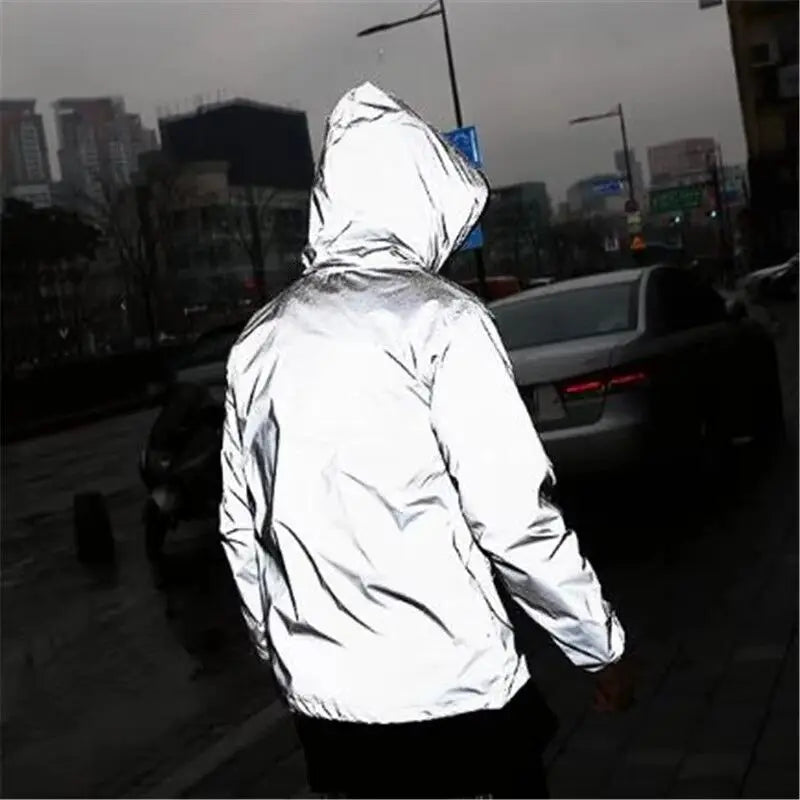 Fully Reflective Hooded Jacket