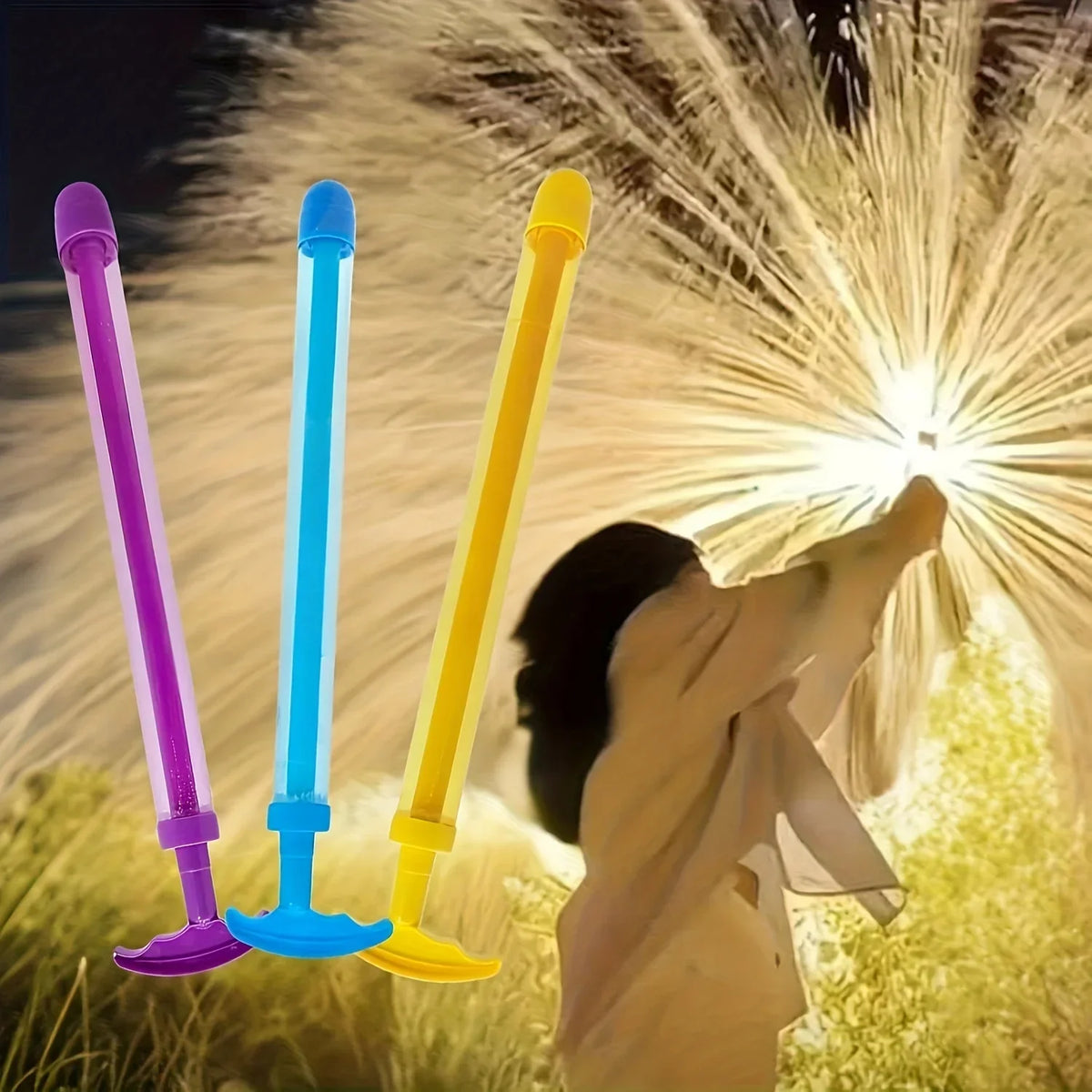 Firework Splashing Water Spray