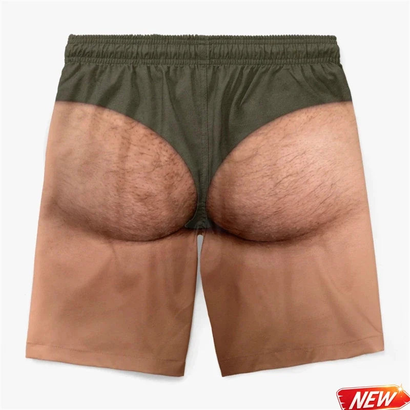 Funny 3D Swim Trunks