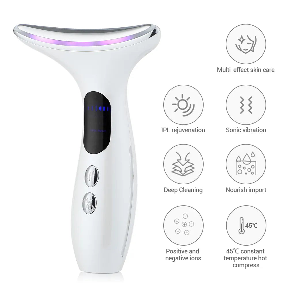 EMS Anti-Wrinkle Face and Neck Massager