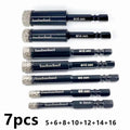 Diamond Coated Drill Bit Set
