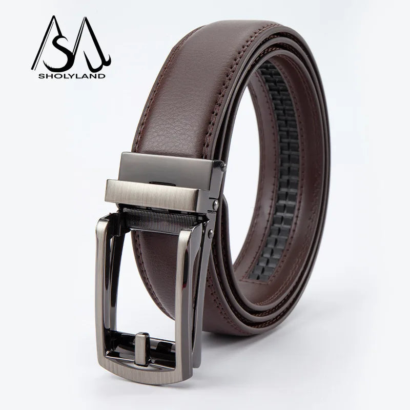 Men's Leather Ratchet Belt
