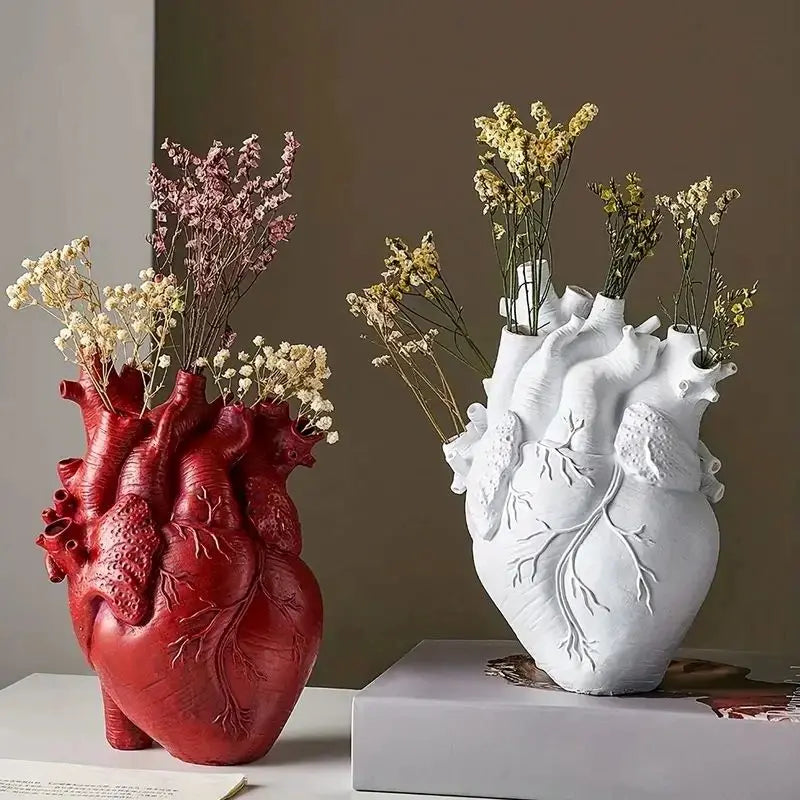 Heart Shaped Flower Vase