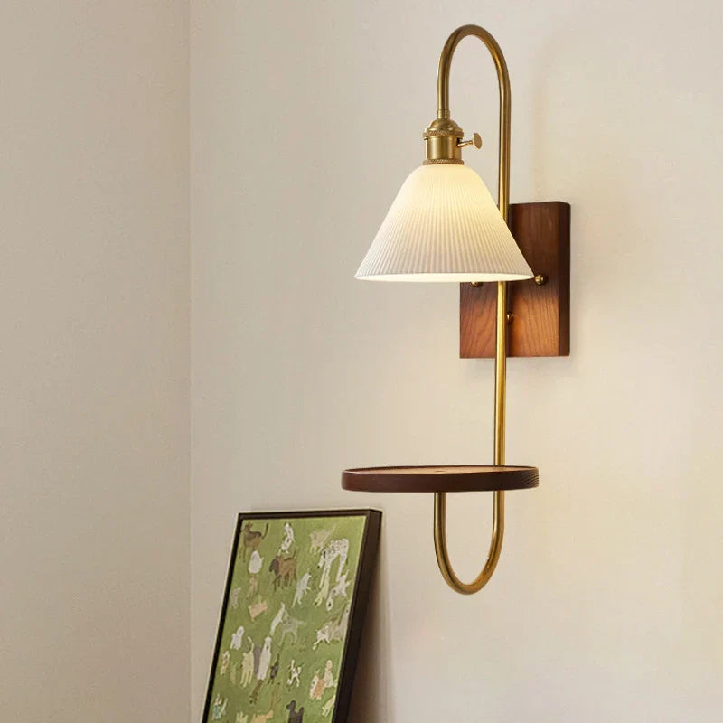 American Vintage Glass Wall Ambient Lamp