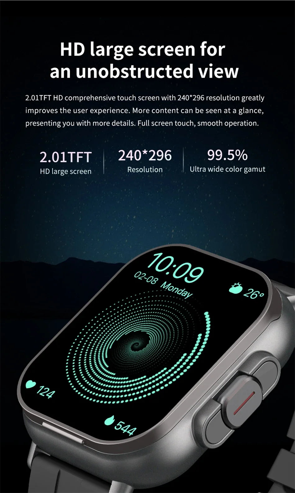 2 in 1 Smartwatch With Earbuds