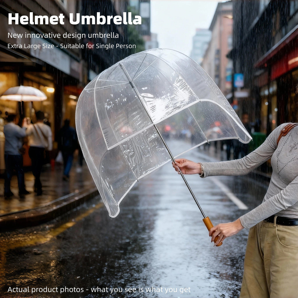 Never Wet Full Cover Bubble Umbrella