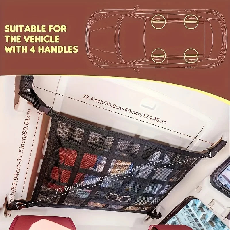 Car Ceiling Storage Organizer