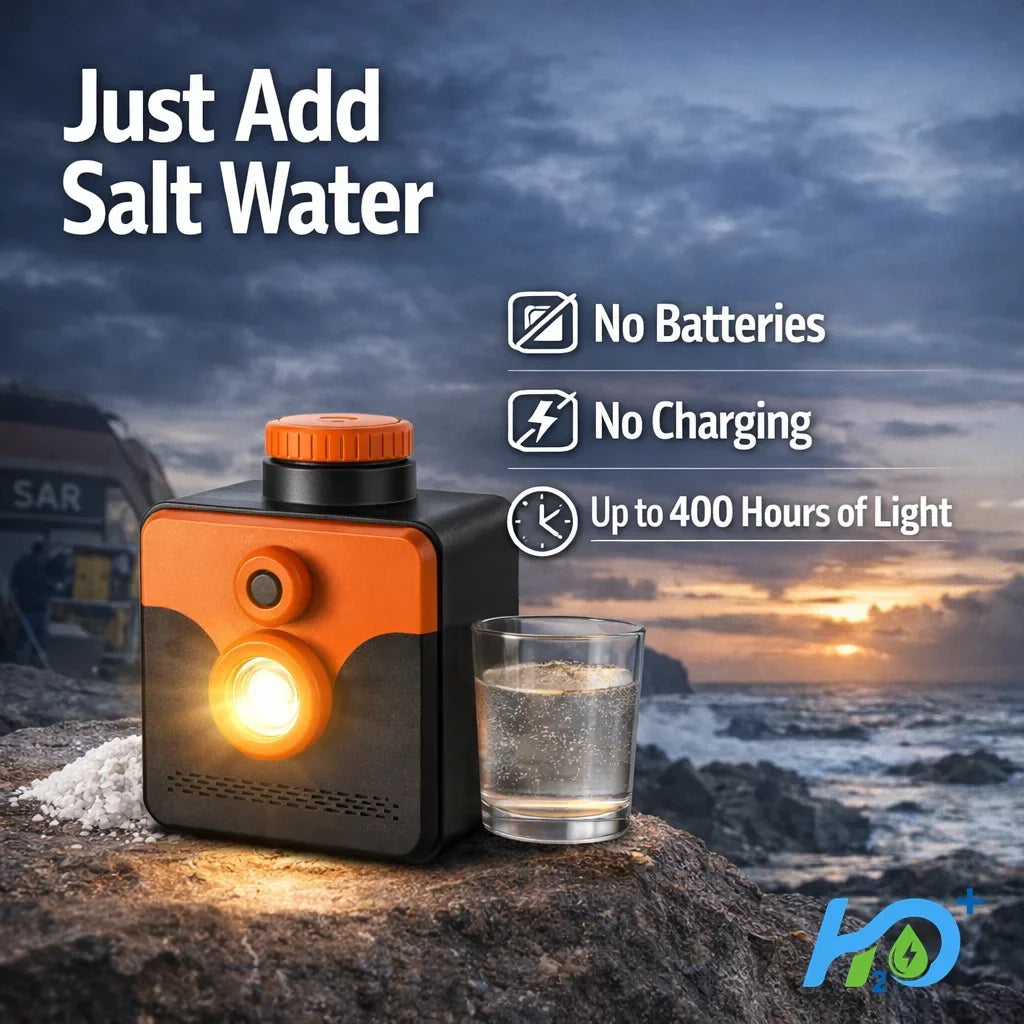 Aqua Charge Salt Water Emergency Lamp