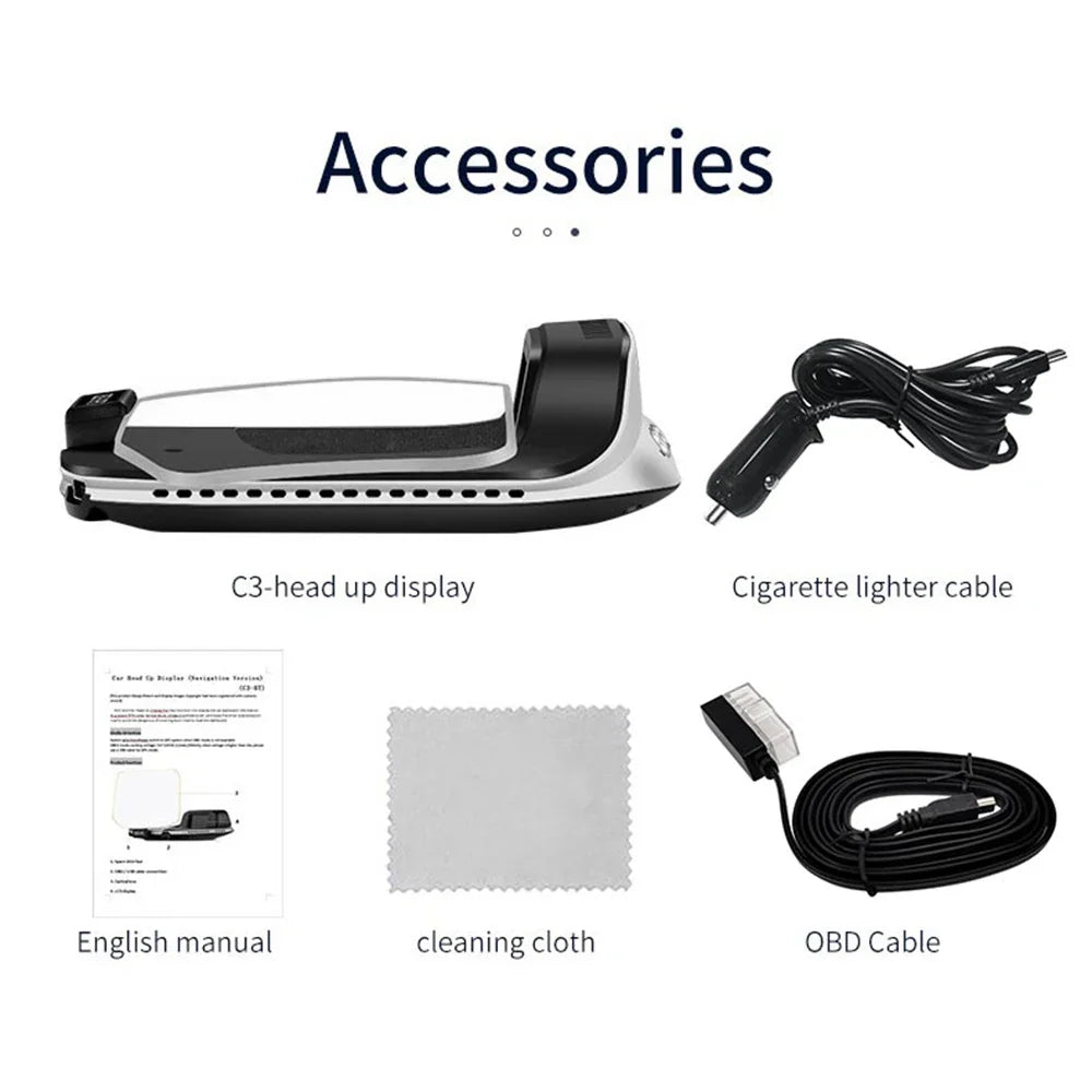 Multifunction HUD Navigation Projector