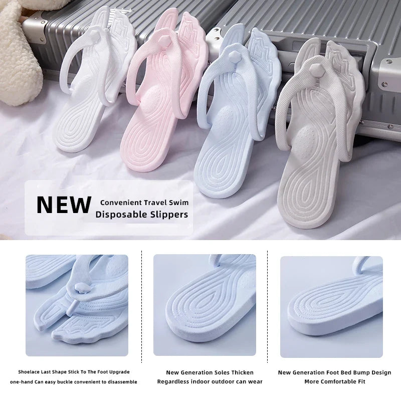 Easy Portable Folding Slippers