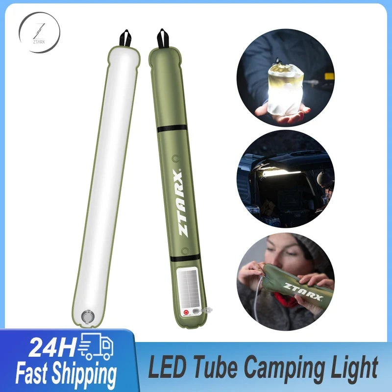 Inflatable Solar LED Camping Light