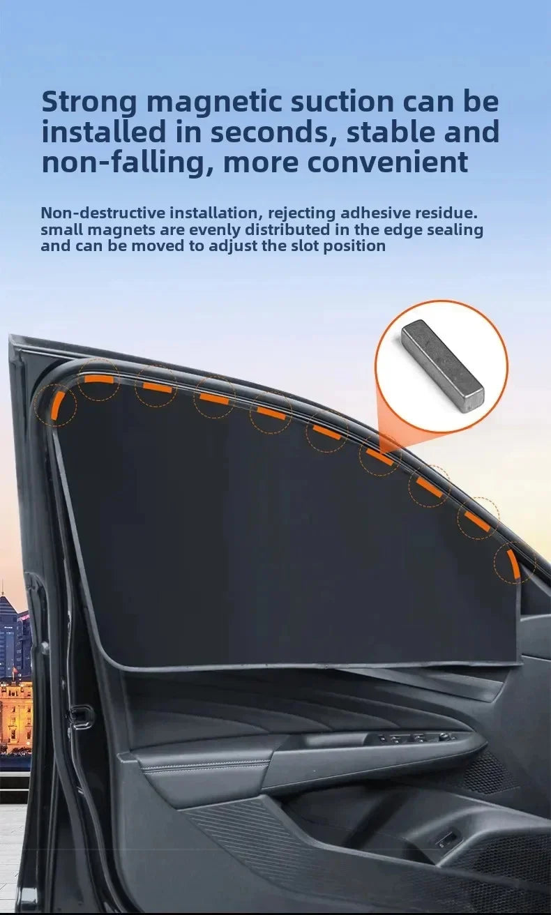 Universal Magnetic Car Window UV Shades