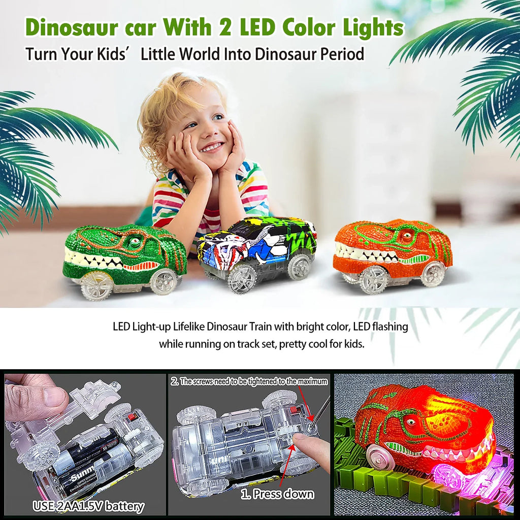 Electric Magic Climbing Dinosaur Track Toy