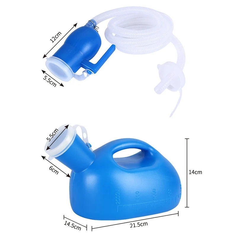 Ease Urinary Bottle With Detachable Catheter