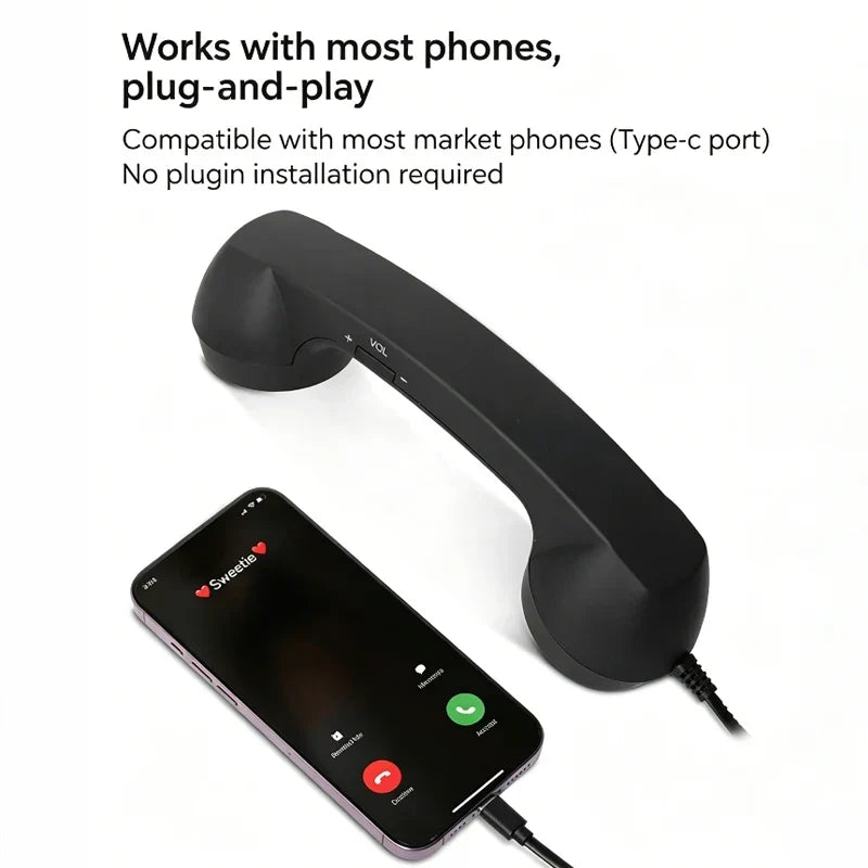Call Me Classic USB-C Telephone Handset