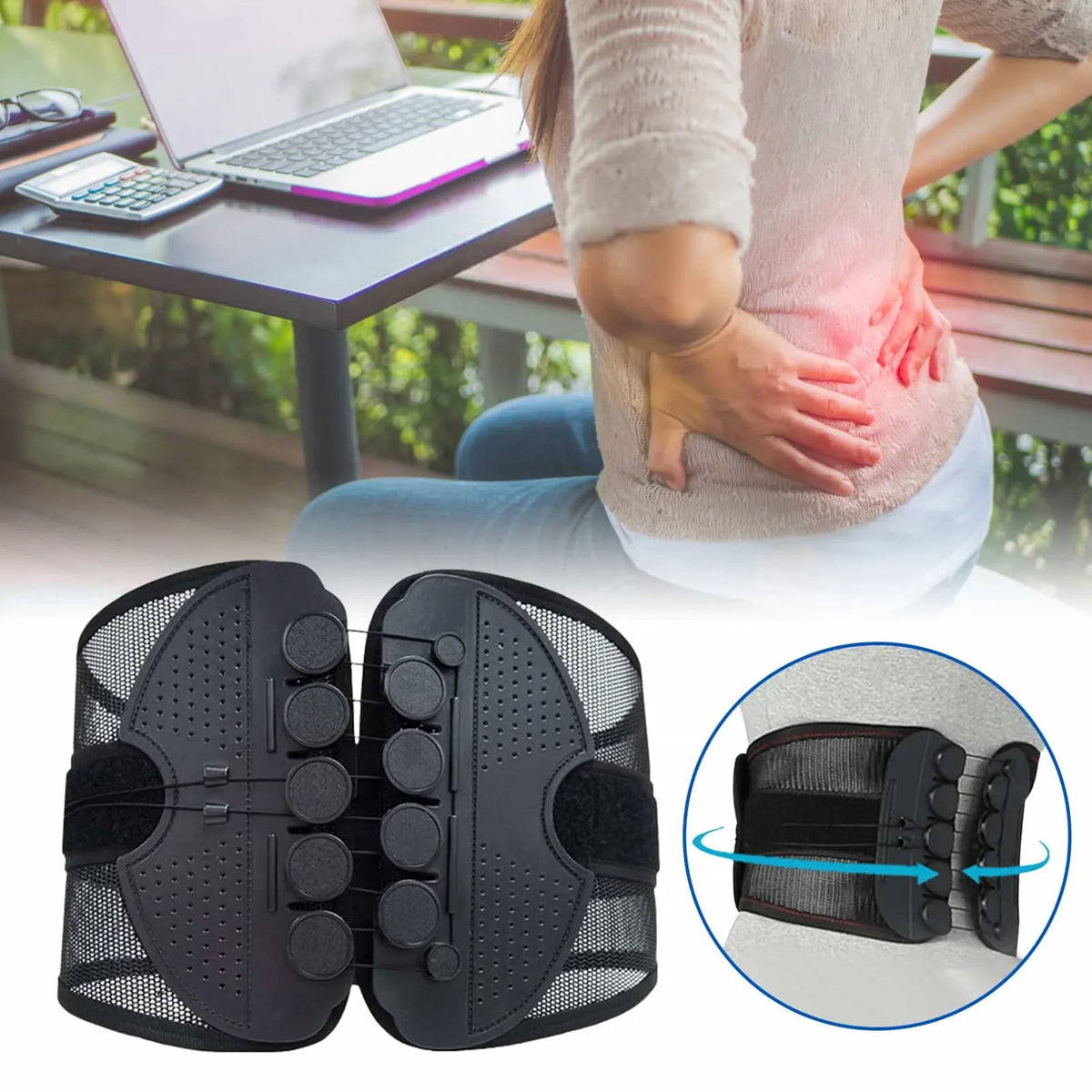 Adjustable Spine Lumbar Support Belt