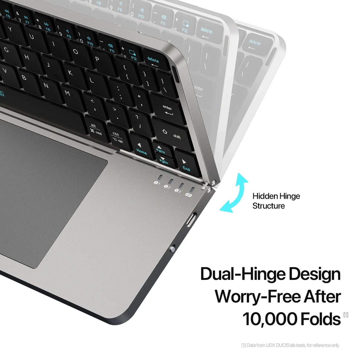 Multifunctional Foldable Bluetooth Keyboard