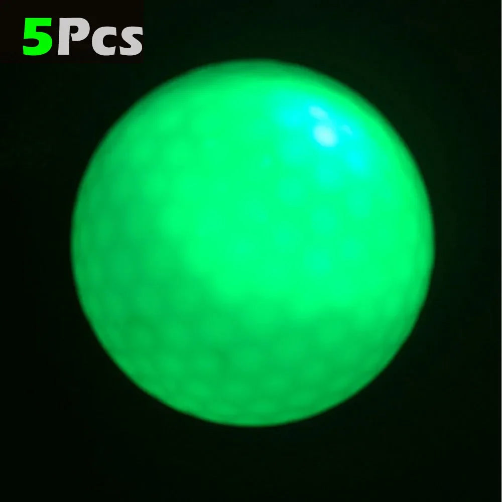 LED Luminous Golf Ball 5Pcs
