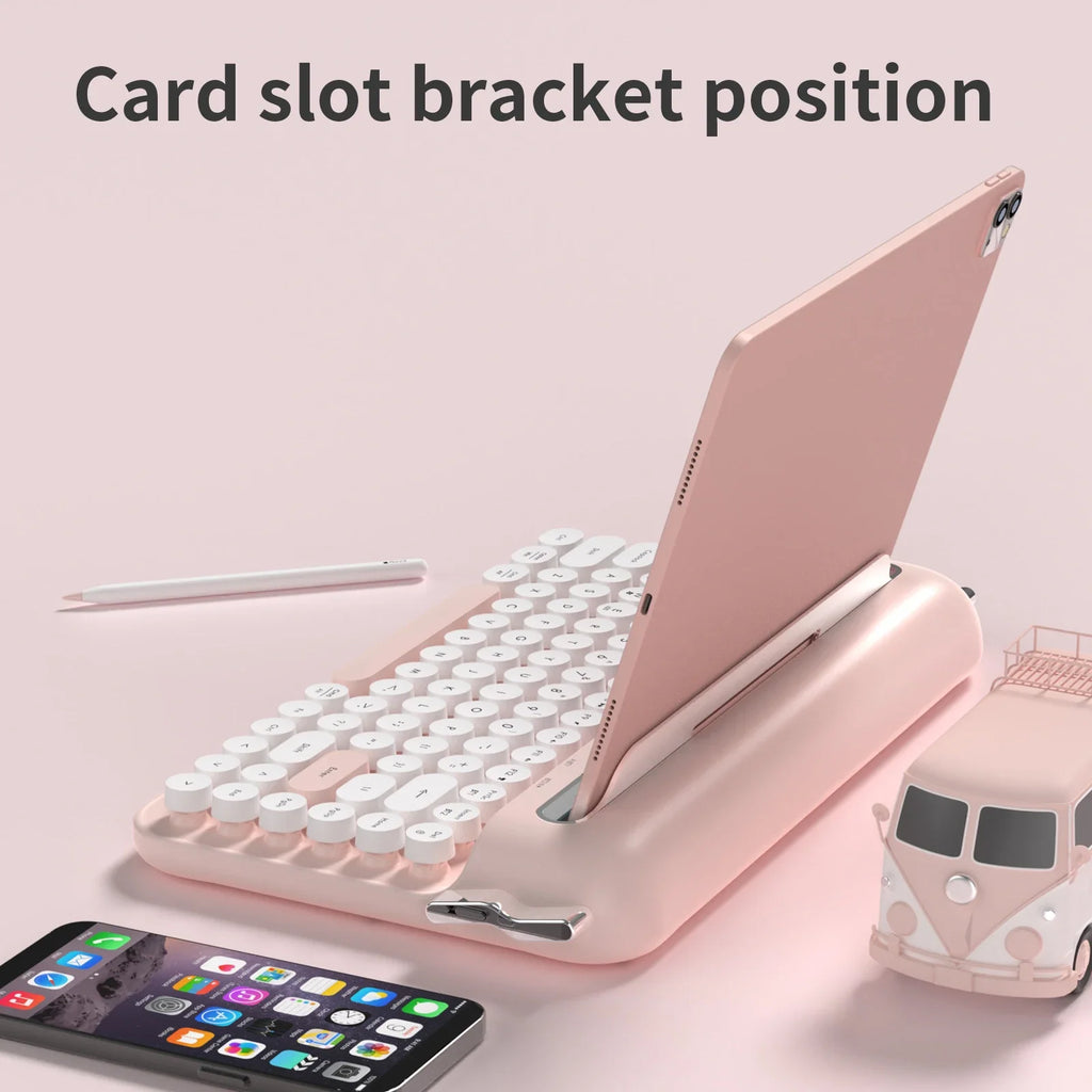 Retro Bluetooth Typewriter Keyboard