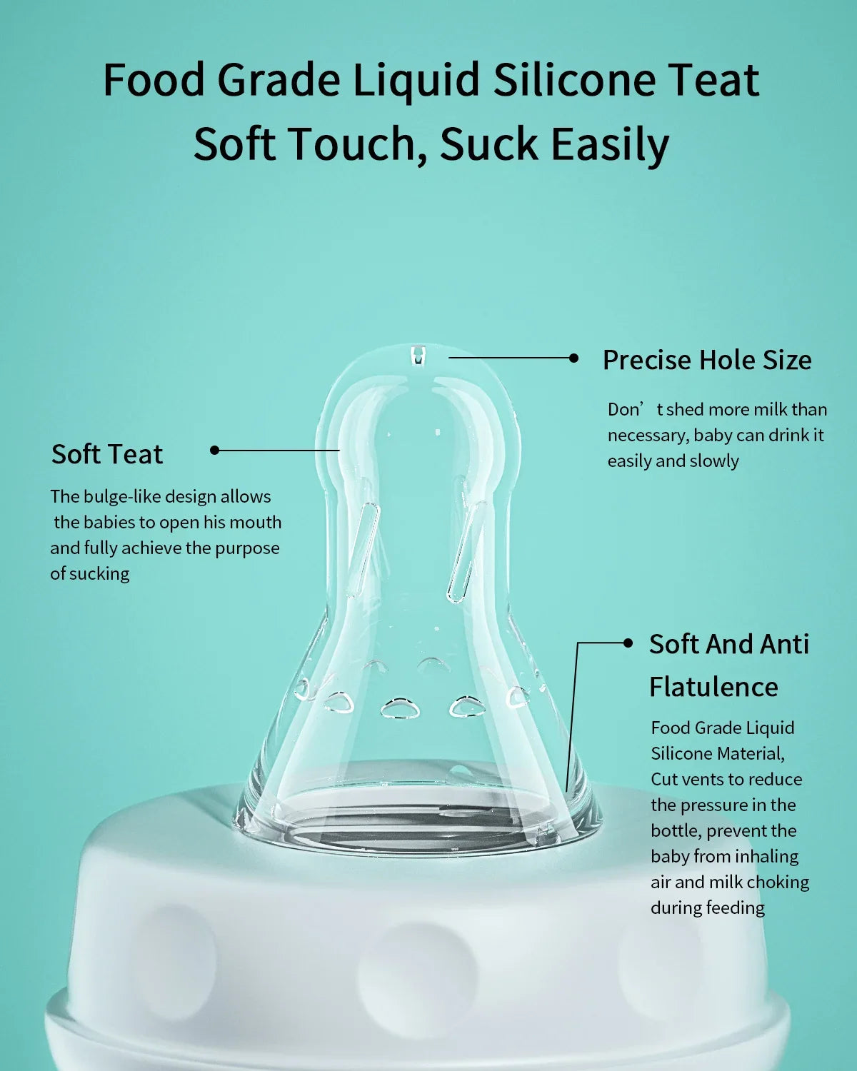 Hands Free Baby Feeding Bottle
