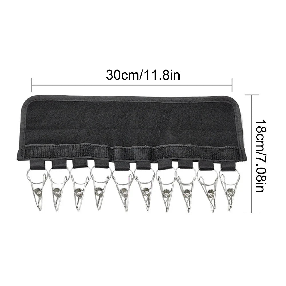 10 Clip Multifunctional Clothes And Hat Clip