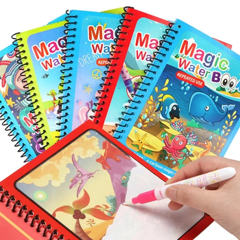 Kids Reusable Water coloring Book