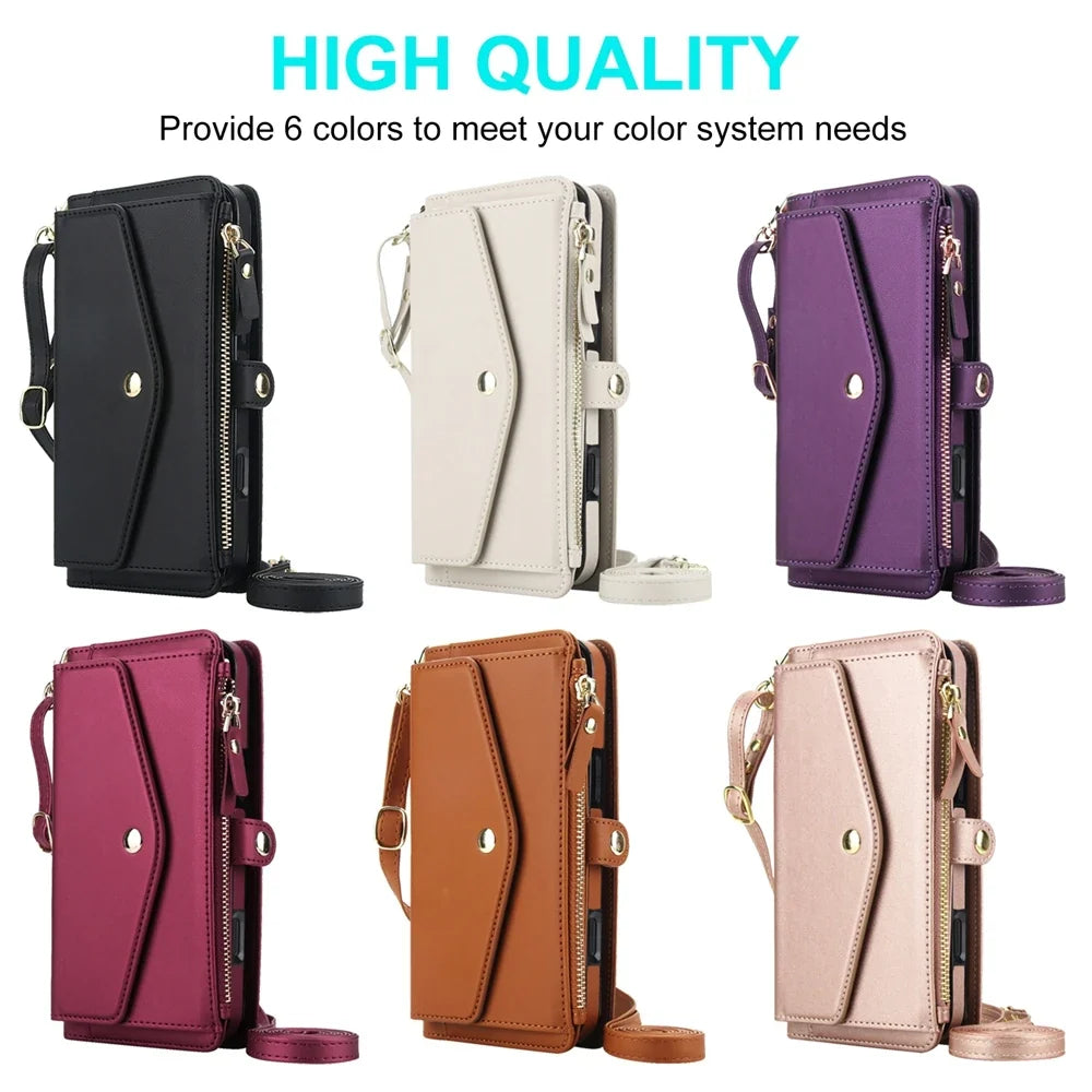 Multifunctional Lanyard Wallet Magsafe IPhone Case