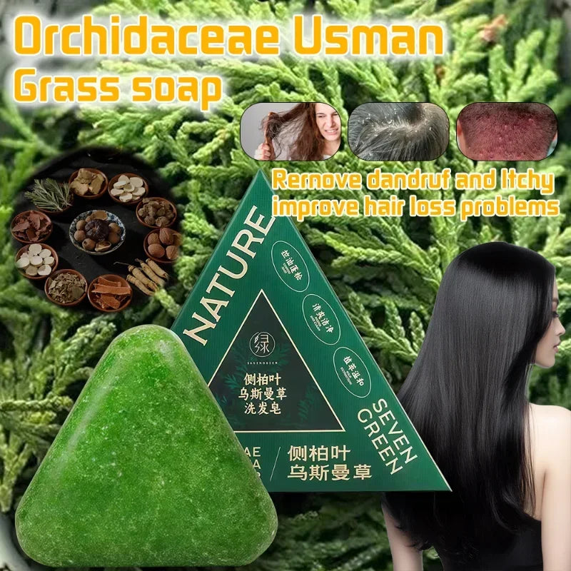 Herbal Anti-Hair Loss Shampoo Bar